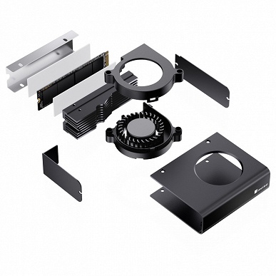 Кулер с &laquo;турбиной&raquo; для SSD. Представлен охладитель Jonsbo&nbsp;M.2-10